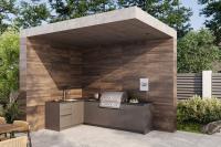 Кухня Astov BBQ № 9 (ширина 1820х2920 мм)(готовое решение)