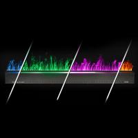 Встраиваемый электрический Schönes feuer 3D-камин FireLine 3000 RGB (черная панель)