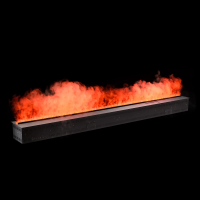 Встраиваемый камин-увлажнитель FireLine 2400 Blue (черная панель)