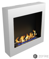 Биокамин Zefire Orion Qube 600 (с белой рамкой )
