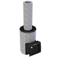  Дровяная банная печь Grill'D Violet 200 Long Max Stone