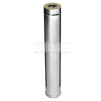 Труба сэндвич Феррум L-1000 (430/0,8 + оц.) диам.120х200