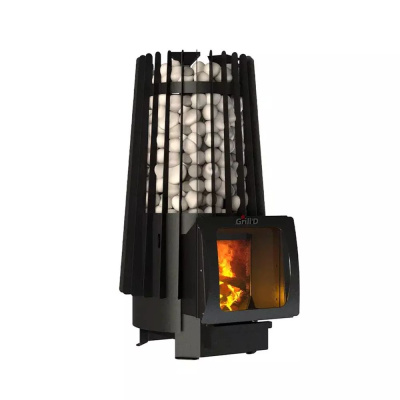  Банная печь Grill'D Cometa Vega 180 Window Max Pro (короткий вынос)