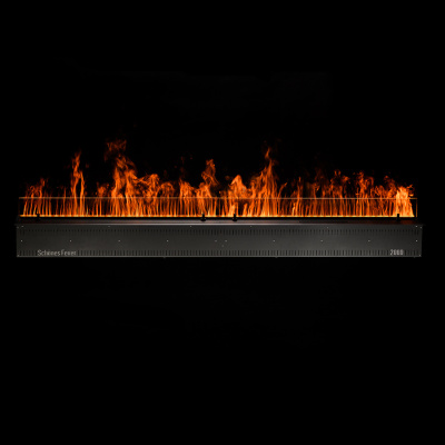 Встраиваемый электрический Schönes feuer 3D-камин FireLine 2000 (черная панель)