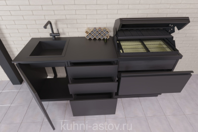 Кухня ASTOV № 55(готовое решение)