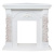 Портал для электрокамина Athena GR STD WT Corner (угловая)