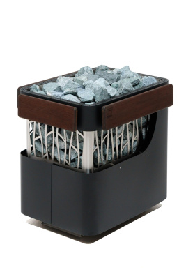  Электрическая печь для бани и сауны Born Stone Black 11 кВт (черный кожух)