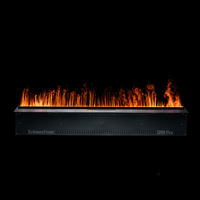 Встраиваемый камин-увлажнитель FireLine 1200 Blue (черная панель)