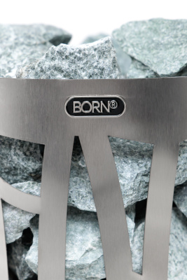  Электрическая печь для бани и сауны Born Rain Plus 7 кВт (матовый корпус, встроенное управление)