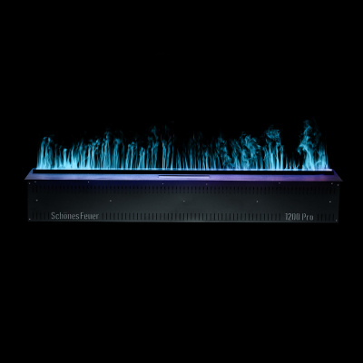 Встраиваемый электрический Schönes feuer 3D-камин FireLine 1200 RGB (черная панель)