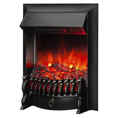 Электроочаг Fobos Lux Black RC (с пультом)