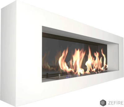Биокамин Zefire Orion 1200 (белый со стемалитом)