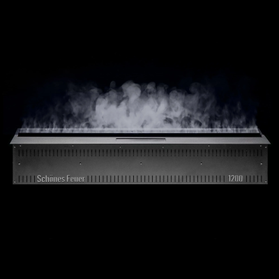 Встраиваемый камин-увлажнитель FireLine 1200 Blue (черная панель)