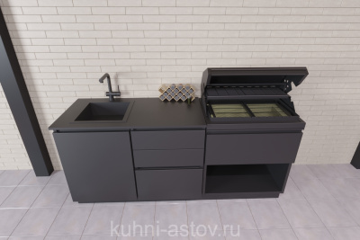 Кухня ASTOV № 55(готовое решение)