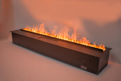 Встраиваемый электрический Schönes feuer 3D-камин FireLine 1200 (черная панель)