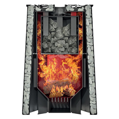 Дровяная банная печь Grill'D Violet 200 Long Max Stone Дровяная банная печь Grill'D Violet 200 Long Max Stone