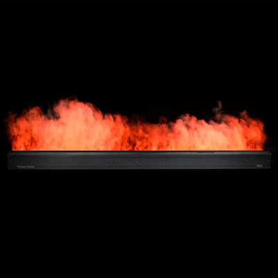 Встраиваемый камин-увлажнитель FireLine 3000 Blue (черная панель)