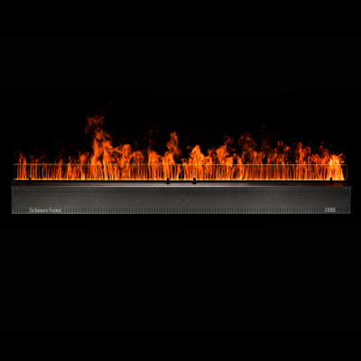 Встраиваемый электрический Schönes feuer 3D-камин FireLine 3000 (черная панель)