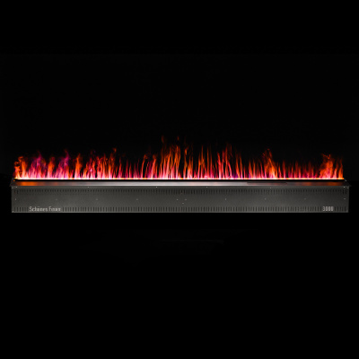 Встраиваемый электрический Schönes feuer 3D-камин FireLine 3000 (черная панель)