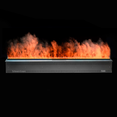 Встраиваемый камин-увлажнитель FireLine 1500 Blue (черная панель)