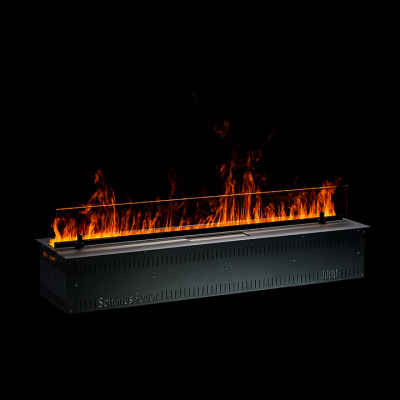 Встраиваемый электрический Schönes feuer 3D-камин FireLine 1000 (черная панель)