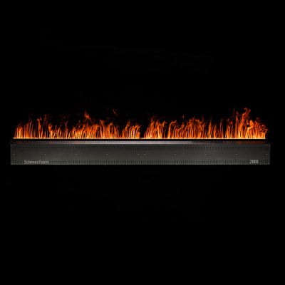 Встраиваемый электрический Schönes feuer 3D-камин FireLine 2000 (черная панель)