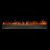 Встраиваемый электрический Schönes feuer 3D-камин FireLine 2000 (черная панель)