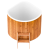 Купель Polar Spa CORNER SMALL (термобереза светлая)