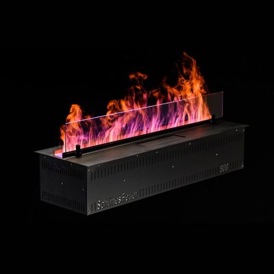 Встраиваемый электрический Schönes feuer 3D-камин FireLine 800 (черная панель)