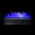 Встраиваемый камин-увлажнитель FireLine 800 Blue (черная панель)