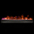 Встраиваемый электрический Schönes feuer 3D-камин FireLine 2000 (черная панель)