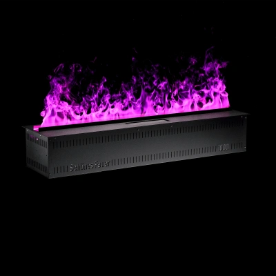 Встраиваемый электрический 3D-камин Schönes feuer Hotline 2000 (черная панель)