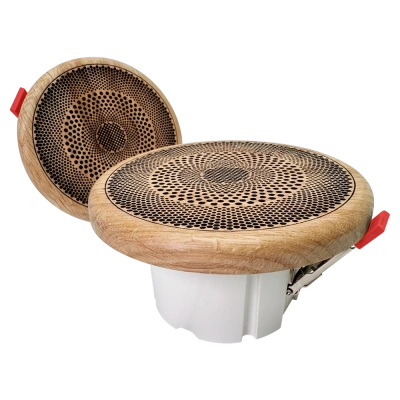 Влагостойкий динамик Steam & Water - SW MINI WOOD для бани, сауны, хамама, катера, яхты, влажных помещений Влагостойкий динамик Steam & Water - SW MINI WOOD для бани, сауны, хамама, катера, яхты, влажных помещений