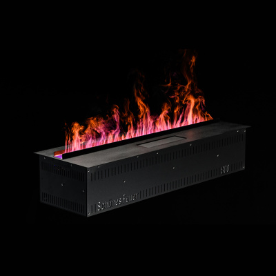 Встраиваемый электрический Schönes feuer 3D-камин FireLine 800 (черная панель)