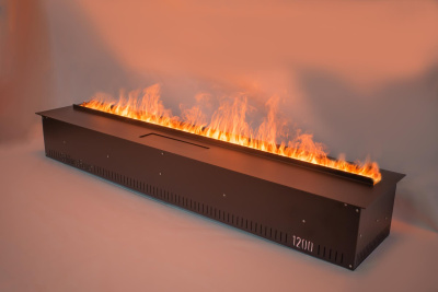 Встраиваемый электрический Schönes feuer 3D-камин FireLine 1200 (черная панель)