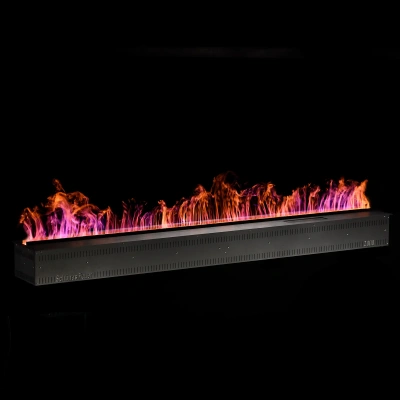 Встраиваемый электрический Schönes feuer 3D-камин FireLine 2000 (черная панель)