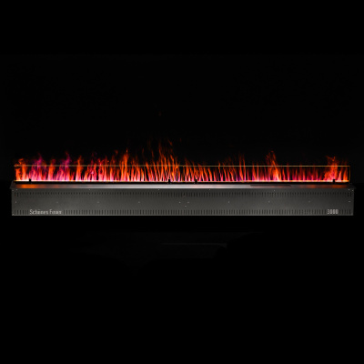 Встраиваемый электрический Schönes feuer 3D-камин FireLine 3000 (черная панель)