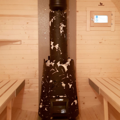  Банная печь Grill'D Dubravo 180 Window (дверца со стеклом)