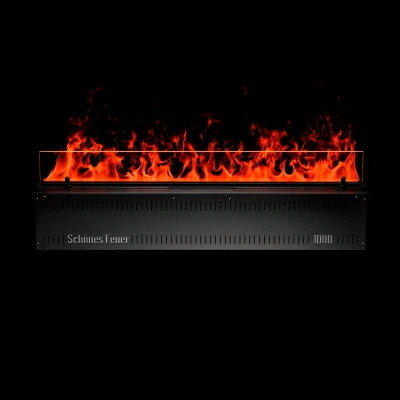 Встраиваемый электрический 3D-камин Schönes feuer Hotline 1500 (черная панель)