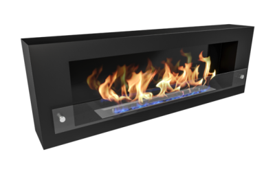 Биокамин Zefire Constant 1200 (черный со стемалитом)