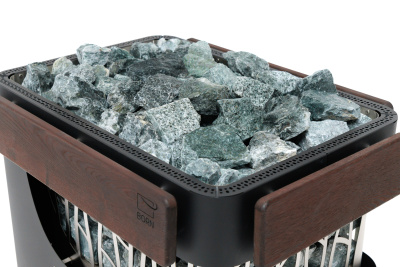  Электрическая печь для бани и сауны Born Stone Black 11 кВт (черный кожух)