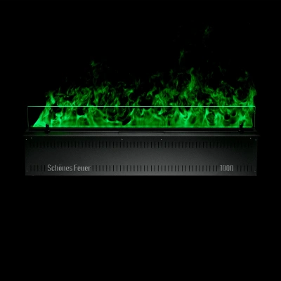 Встраиваемый электрический 3D-камин Schönes feuer Hotline 1200 (черная панель)