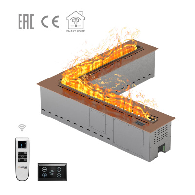 Паровой камин Airtone Vepo Angle 1000x1000 мм 