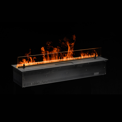 Встраиваемый камин-увлажнитель FireLine 1000 Blue (черная панель)
