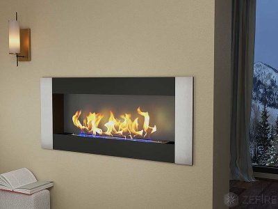 Биокамин Zefire Elliot vertical 1500 со стемалитом