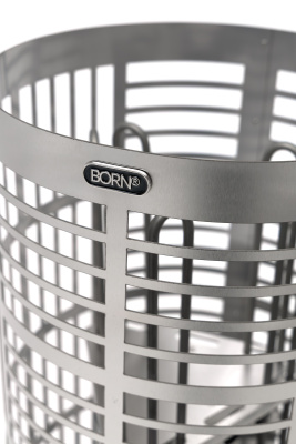  Электрическая печь для бани и сауны Born Line Plus 7 кВт (матовый корпус, встроенное управление)