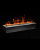 Встраиваемый электрический Schönes feuer 3D-камин FireLine 1000 (черная панель)