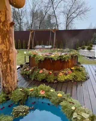 Купель Polar Spa COMFORT 195 HOT (термобереза графит)