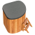 Купель Polar Spa CORNER SMALL (термобереза светлая)